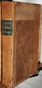 A Treatise on Political Economy, by Jean-Baptiste Say - 1844, Leather HC - Imagen 1 de 7