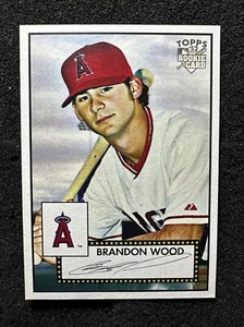Brandon Wood #183 2007 Topps '52 Rookies cantidad Los Angeles Angels - Imagen 1 de 2