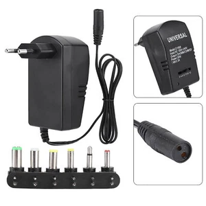 Universal 30W 3V-12V Adjustable Voltage Power Adapter With 6 Connectors (EU - Picture 1 of 8