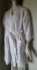 VIVOVE PEIGNOIR KIMONO FEMME / WOMAN BATH ROBE TAILLE S COLORIS BLANC - Picture 1 of 11