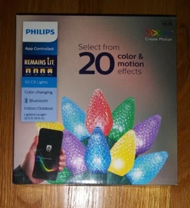 Philips 50 C9 Color Changing App Controlled Lights Create Motion 32.6 Ft. - Picture 1 of 4