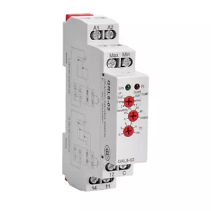 GRL8-02 Liquid Control Relay Level Control Relay 10A AC/DC 24V-240V - Picture 1 of 12