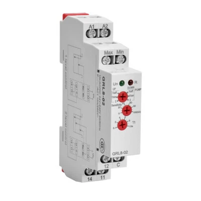 24V-240V GRL8-02 Liquid Level Control Relay Water Level Controller 10A AC/DC - Image 1 of 4