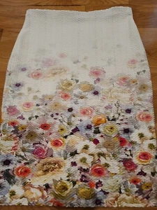 MSGM Womens Textured Floral Pull on Skirt 28" across; Size Medium - Picture 1 of 4