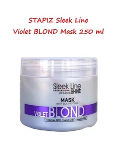 STAPIZ Sleek Line VIOLET BLOND Mask with Silk Proteins 250 ml - Picture 1 of 1