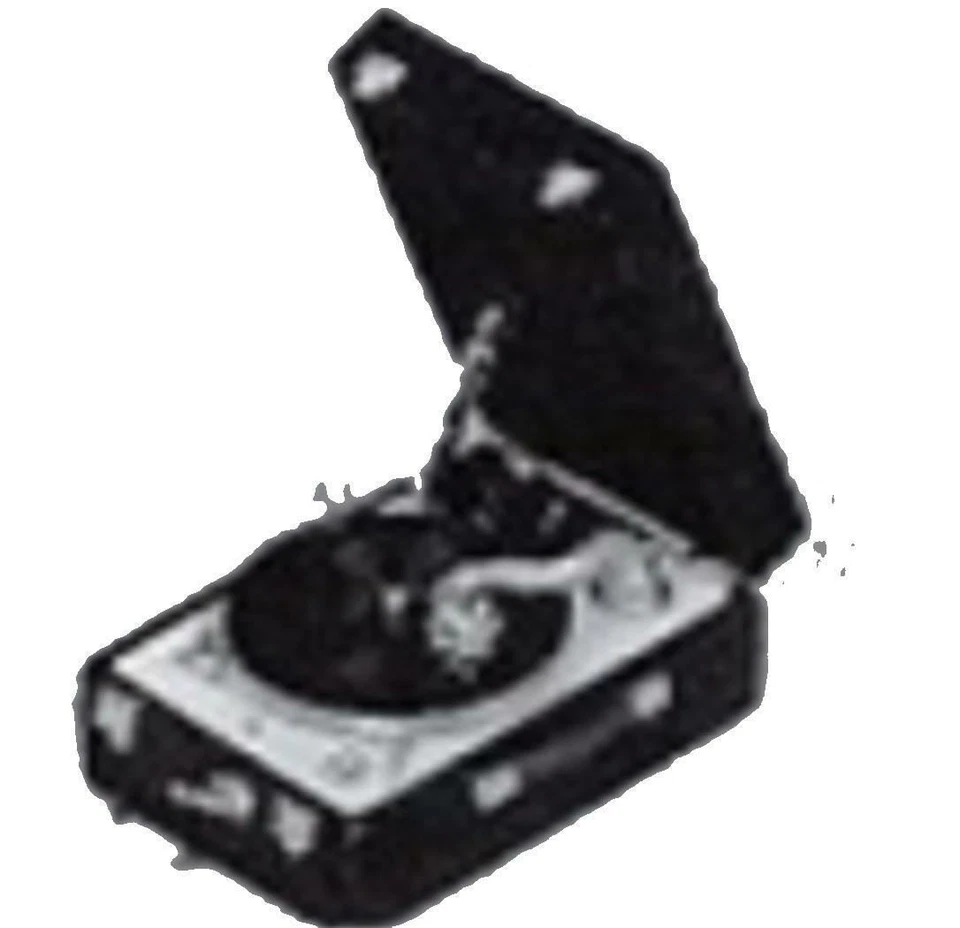 Melody Jane Dolls House 1920's Portable Gramophone Kit 1:12 Scale Model Metal - Image 1 of 4