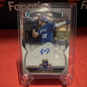 2023 Bowman Chrome 1st Bowman RC AU Junior Marin KC Royals