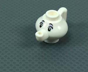 LEGO Minifigure White Teapot - Mrs. Potts -Minifig Utensil - Belle Princess - Picture 1 of 9