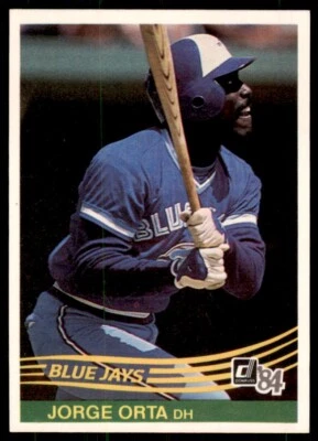 1984 Donruss Jorge Orta . Toronto Blue Jays #317 - Image 1 of 2