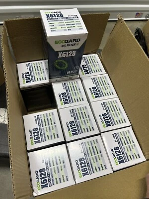 Ecogard X6128 Premium Oil Filter Fits 2011-2017 Ford F-250 Set Of 12 - Изображение 1 из 3