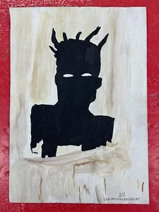 Jean-Michel Basquiat Drawing on paper (Handmade) signed and stamped - Picture 1 of 2
