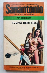 COMMISSARIO SANANTONIO 70 Evviva Bertaga MONDADORI 1976 - Picture 1 of 3