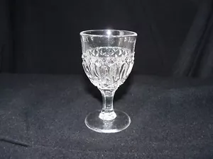 ZZ427 wine glass EAPG clear Manufature unknown year 1880's - Picture 1 of 7