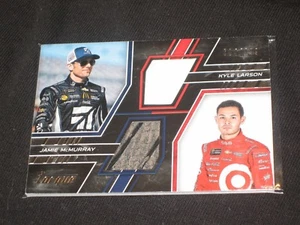 JAMIE MCMURRAY & KYLE LARSON ZERTIFIZIERT AUTHENTISCH DUAL RACE GEBRAUCHTE MATERIALIEN /199 - Bild 1 von 2