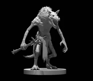 Gnoll Witherling for D&D Dungeons and Dragons Pathfinder DND Mini - Picture 1 of 1