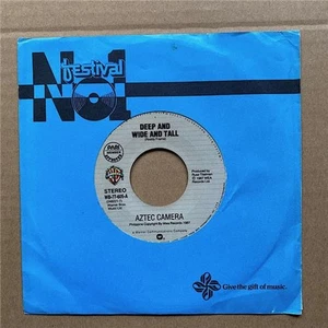 AZTEC CAMERA DEEP AND WIDE AND TALL 7" 1987 WITH BAD EDUCATION PHILIPPINES - Picture 1 of 2