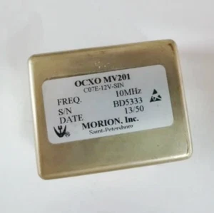 1* Onda Sinusoidale OCXO Cristallo Oscillatore Morion Doppio Forno MV201 10Mhz 10.000M 12V - Foto 1 di 2