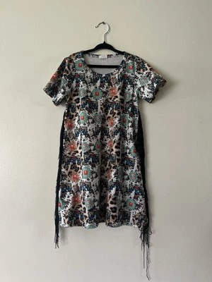 Vestido con flecos Western para niñas talla 5-6t Foto 1 de 4