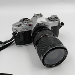 Canon AV-1 fotocamera reflex pellicola e obiettivo Canon FD 35-70 mm 1,4 - Foto 1 di 6