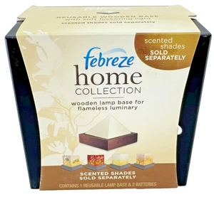 Febreze Home Collection Wooden Lamp Base For Flameless Luminary Device Only New - Picture 1 of 9