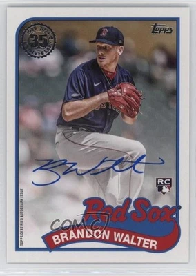 2024 Series 1 1989 Topps Baseball Brandon Walter #89BA-BWA Rookie Auto RC - Image 1 of 2