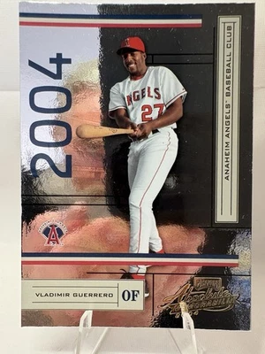 Absolute Memorabilia #7 2004 Vladimir Guerrero Angels espejado Foto 1 de 3