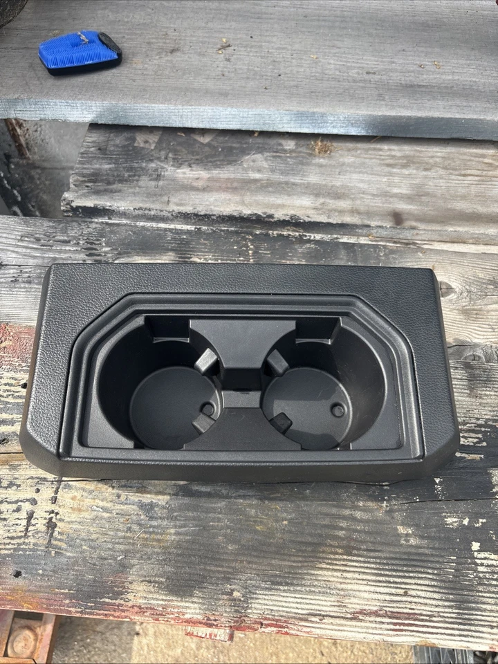 Portavasos trasero Ford F150 2015-2020 OEM central cónsul negro Foto 1 de 4