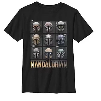STAR WARS Boys' Darth Vader & Mandalorian Short Sleeve Crewneck T-Shirt - Image 1 of 4