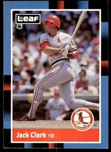 1988 Leaf Jack Clark St. Louis Cardinals #181 - Picture 1 of 2