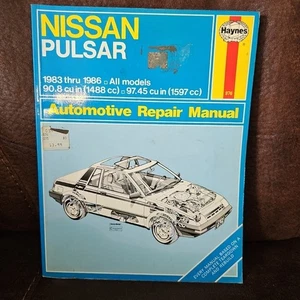 Haynes 876 Service Repair Manual Nissan Pulsar 1983-1986 - Bild 1 von 12