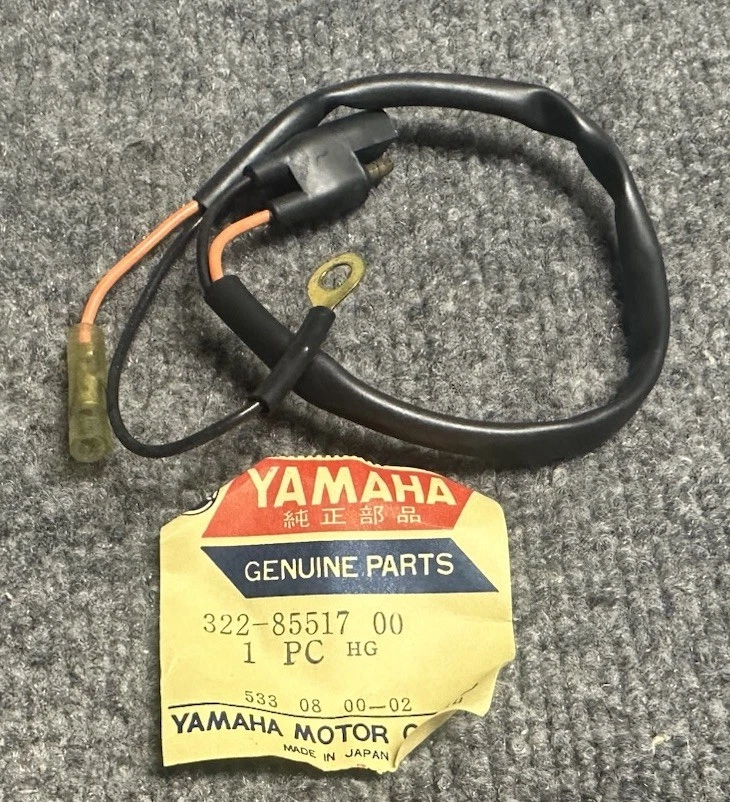 NOS YAMAHA 322-85517-00 SUB CABLE DE PLOMO RT2MX 1972 RT2 MX EXTENSIÓN ARNÉS Foto 1 de 1