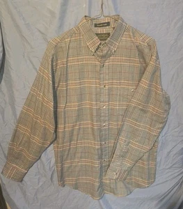 Eddie Bauer Men's M Ramston Twill Shirt Plaid Long Sleeve Button Up/Down RN65125 - Picture 1 of 7