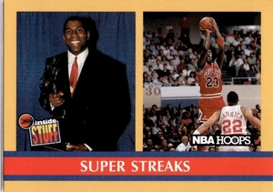 Michael Jordan 1990-91 Hoops Super Streaks #385 Chicago Bulls - Spedizione gratuita - Foto 1 di 4