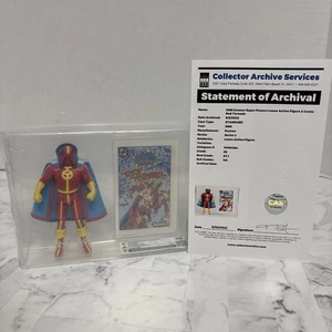 DC Super Powers Red Tornado CAS GRADED 85 Kenner Figur mit Mini Comic - Bild 1 von 8