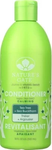 Nature’s Gate Tea Tree + Sea Buckthorn Calming Conditioner 18 fl Oz Vegan - Picture 1 of 2