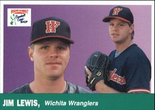 1991 Wichita Wranglers Rock's Dugout #5 Jim Lewis