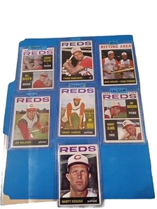 1964 TOPPS FRANK ROBINSON, PINSON, HARPER ROOKIE CINCINNATI REDS CARD LOT - Picture 1 of 20