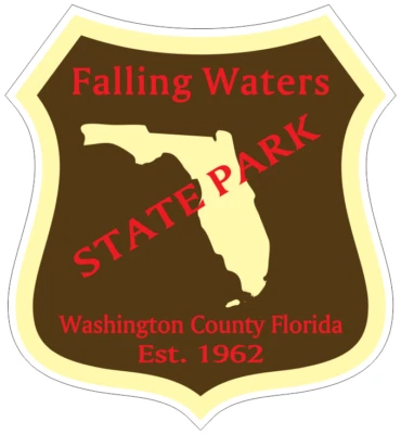 WINTER PARK PRODUCTS Falling Waters Florida State Park Sticker R6721 YOU CHOOSE SIZE