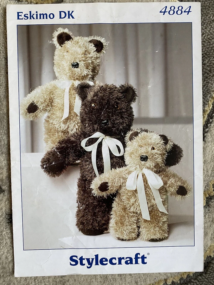 Eskimo - teddy pattern - Knitting Pattern - Style Craft 4884 - Image 1 of 1