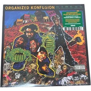 Confusion organisée - Stress (neuf scellé, 3 x vinyle LP vert/noir éclaboussures) - Photo 1/12
