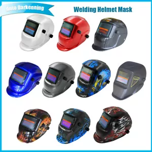 Multi Color Auto Darkening Welding Helmet Mask Grinding Function Solar Power - Picture 1 of 20