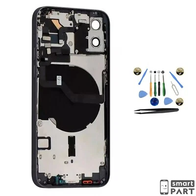 Für Apple iPhone 12|Pro|Max|Mini Gehäuse Rahmen Vormontiert Schwarz