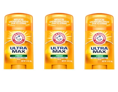 ARM & HAMMER ULTRA MAX Solid Antiperspirant Deodorant Fresh Scent 1.0 oz 3 Pack - Image 1 of 4