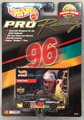 Hot Wheels Pro Racing предварительный просмотр издание 1998 No96 Chevrolet D зеленый Caterpillar CAT - Изображение 1 из 2