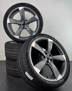 Audi 21 Zoll Felgen A8 S8 4H Sommerreifen Sommerräder original 4H0601025BA #C784 - Bild 1 von 8
