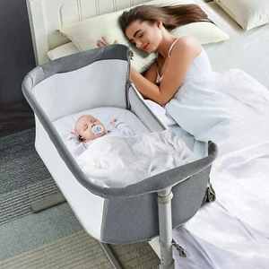 RONBEI Baby Bassinet Bedside Sleeper, Easy to Assemble Bassinets for - Picture 1 of 6