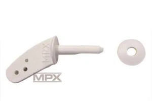 Multiplex / Hitec RC Mini Ruderhorn Para Enchufar Y Pegar 11Mm 6Pzs / 703026 - Imagen 1 de 2