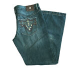 Antik Denim Jeans 42x34 Blue Medium Wash 100% Cotton Bootcut NWT