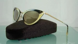 Tom Ford Grace TF 349 64J Horn Gold lens Cat Eye Womens Sunglasses 52-20-135 - Picture 1 of 1