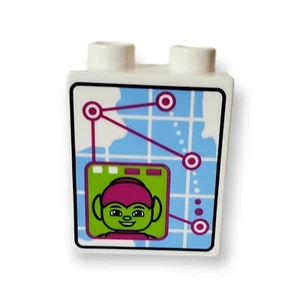 Lego Duplo 10608 SPIDERMAN Spider Truck GREEN GOBLIN Map  Replacement - Picture 1 of 1